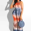 Sleeveless Maxi Dresses in Captivating Prints for Occasions