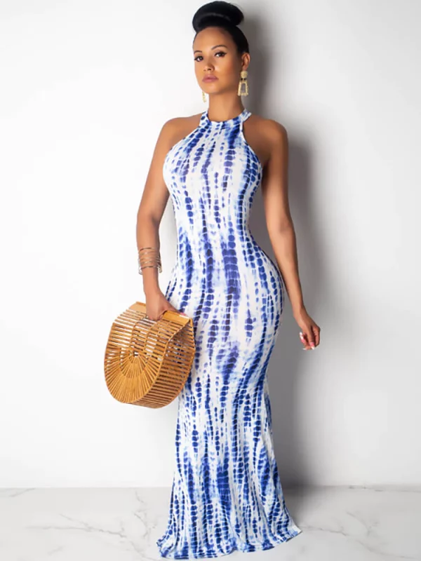 Sleeveless Maxi Dresses in Captivating Prints for Occasions