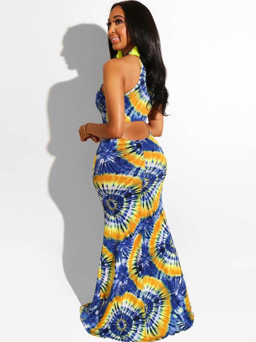 Sleeveless Maxi Dresses in Captivating Prints for Occasions