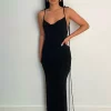 Dress to Impress: Swing Collar Backless Maxi Dress