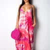 Boho Maxi Dresses Featuring V Neck and Spaghetti Straps