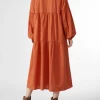 Chic Women's V-neck Long Sleeve Dress