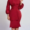 Lantern Sleeve Bodycon Dresses for stylish occasions