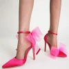 Fancy Twist: High Heel Pumps with a Cool Asymmetric Bow