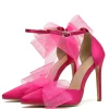 Fancy Twist: High Heel Pumps with a Cool Asymmetric Bow